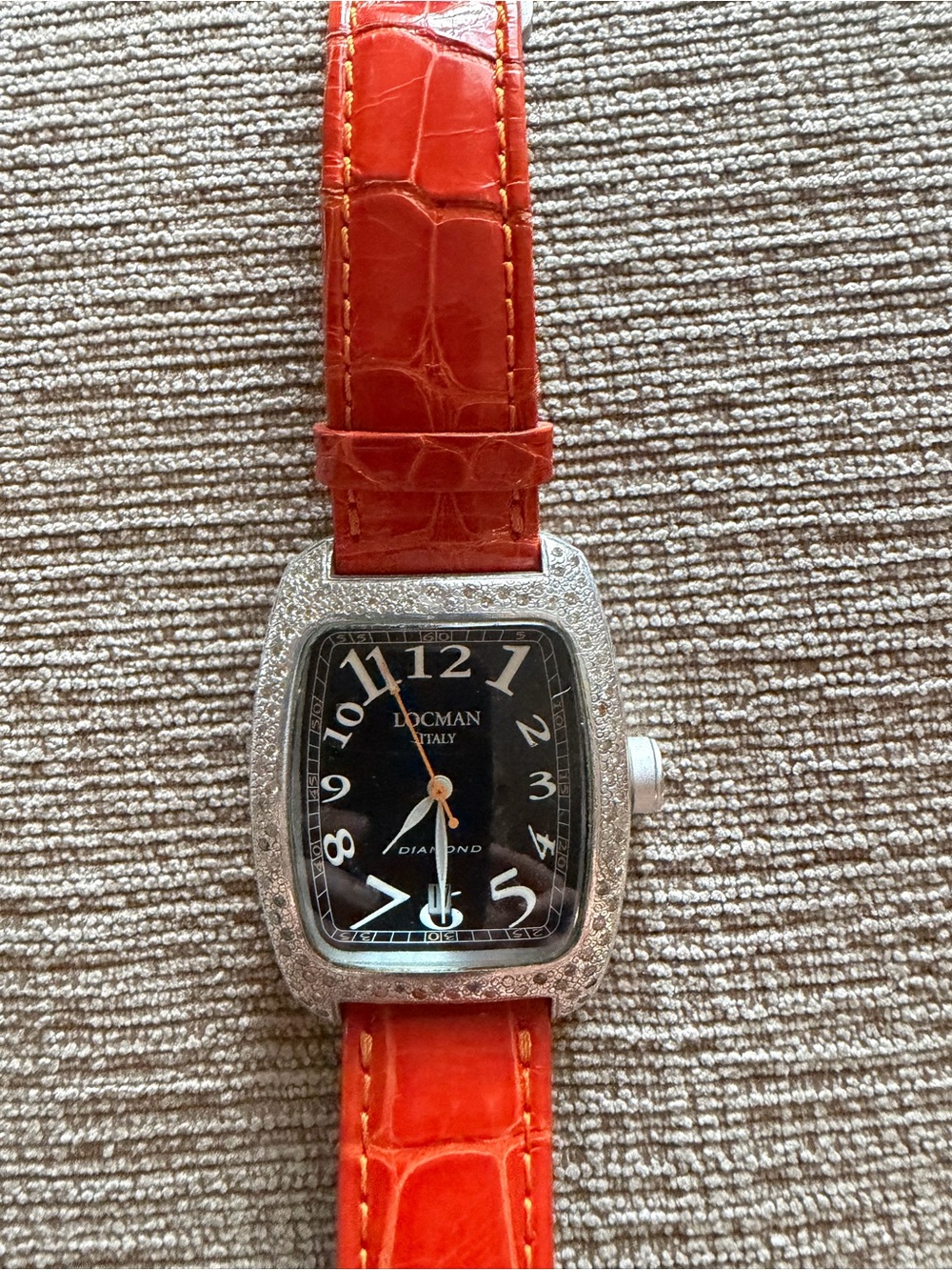 Diamond-Accented Women's Watch in Red